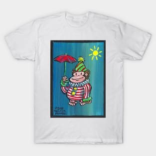 Umbrella Clown Ape 011 T-Shirt